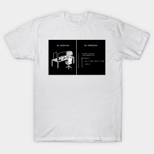 Programmer T-shirt - My conditions / My renditions T-Shirt